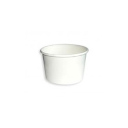 500 Pots à Glace en carton blanc de 100ml