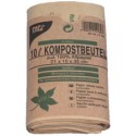 10 Sacs en papier Compostables 10L