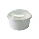 360 Couvercles ronds transparents en RPET pour pot à salades 1000 ml